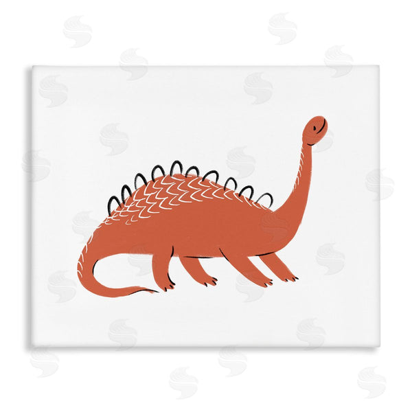 stupell industries Ziwei Li | Smiling Red Dinosaur Wall Art