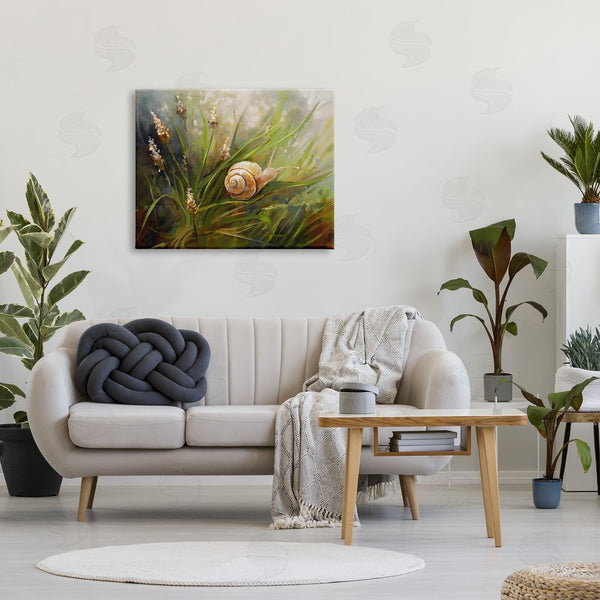 Stupell Industries Ziwei Li | Snail On Greenery Painting Wall Art