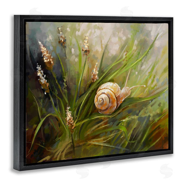 Stupell Industries Ziwei Li | Snail On Greenery Painting Wall Art