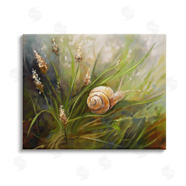 stupell industries Ziwei Li | Snail on Greenery Painting Wall Art