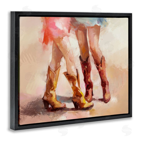 Stupell Industries Ziwei Li | Southwestern Cowgirls Dancing Wall Art