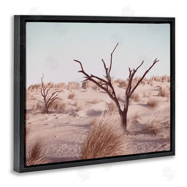 Stupell Industries Ziwei Li | Southwestern Desert Tree Landscape Soft Muted Brush Wall Art