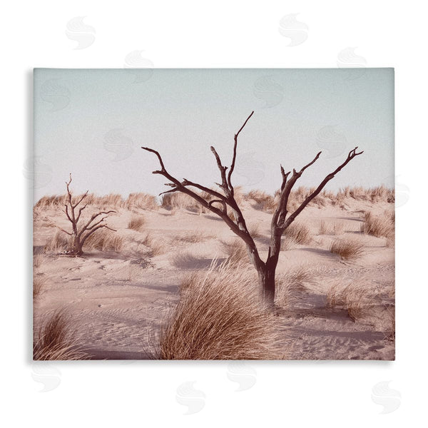 stupell industries Ziwei Li | Southwestern Desert Tree Landscape Soft Muted Brush Wall Art