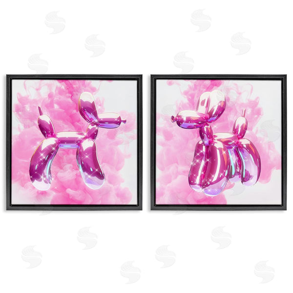 Stupell Industries Ziwei Li | Sparkle Balloon Dogs Wall Art