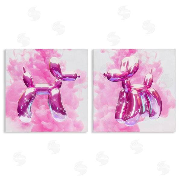 stupell industries Ziwei Li | Sparkle Balloon Dogs Wall Art