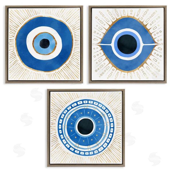 Stupell Industries Ziwei Li | Spiritual Evil Eye Mati Symbol Wall Art