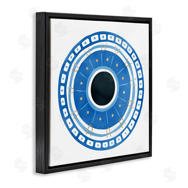 Stupell Industries Ziwei Li | Spiritual Mati Evil Eye Blocked Pattern Wall Art