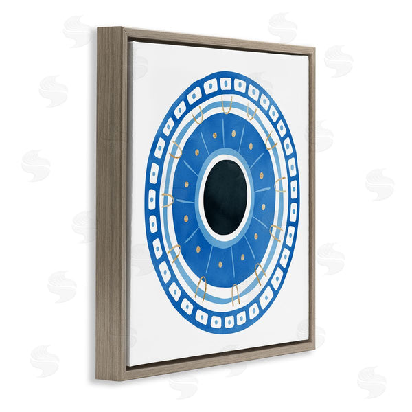 Stupell Industries Ziwei Li | Spiritual Mati Evil Eye Blocked Pattern Wall Art