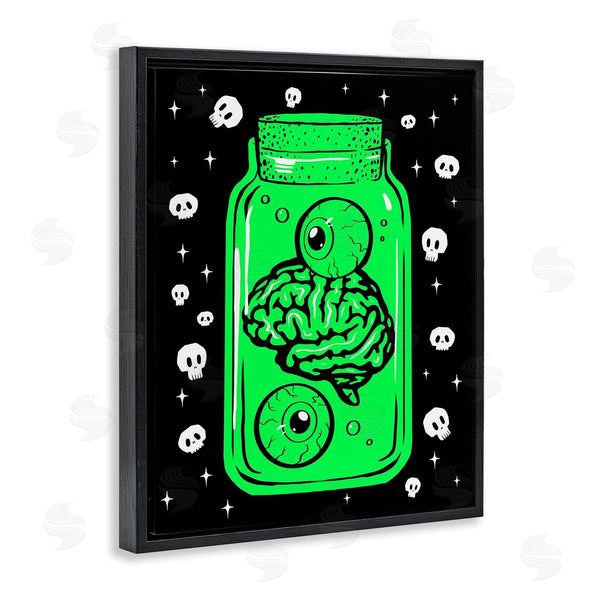 Stupell Industries Ziwei Li | Spooky Specimen Jar Wall Art