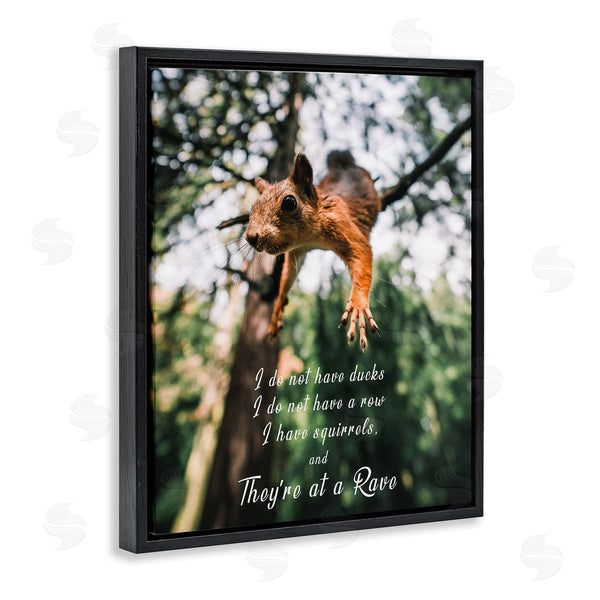Stupell Industries Ziwei Li | Squirrels At A Rave Funny