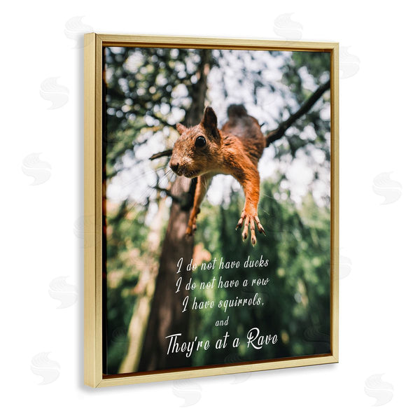 Stupell Industries Ziwei Li | Squirrels At A Rave Funny