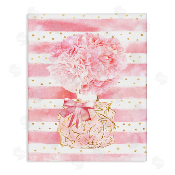 stupell industries Ziwei Li | Striped Pink Floral Fashion Bouquet