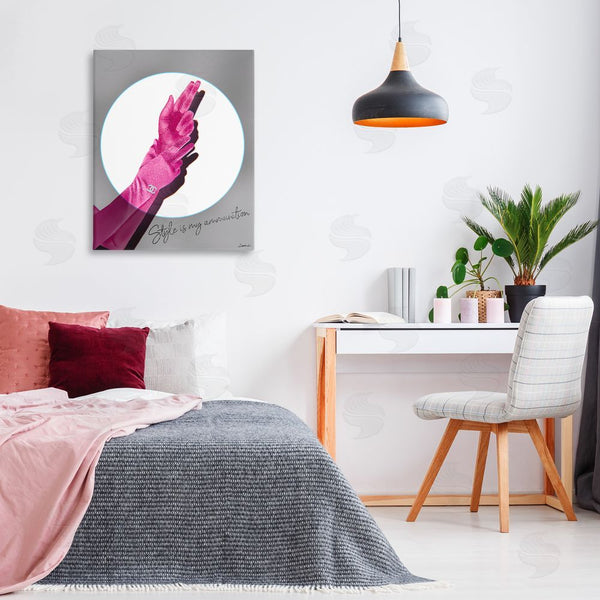 Stupell Industries Ziwei Li | Style Is Ammunition Wall Art