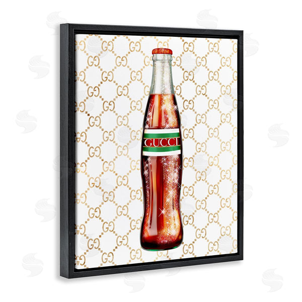 Stupell Industries Ziwei Li | Stylish Cola Bottle Kitchen Glam Fashion Pattern Wall Art