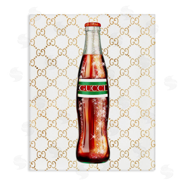 stupell industries Ziwei Li | Stylish Cola Bottle Kitchen Glam Fashion Pattern Wall Art