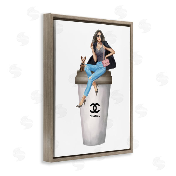 Stupell Industries Ziwei Li | Stylish Female Designer Glam Coffee