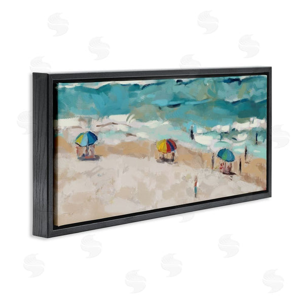 Stupell Industries Ziwei Li | Summer Beachgoers On Shore Wall Art