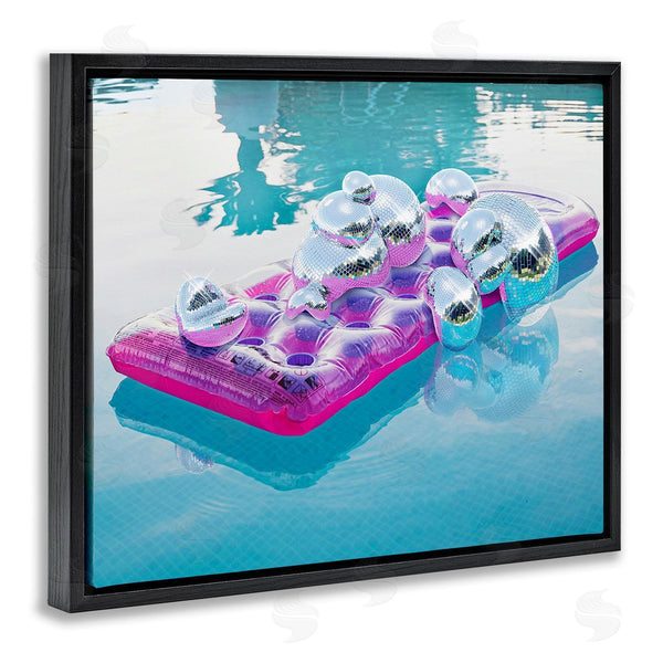 Stupell Industries Ziwei Li | Summer Pool Disco Balls Wall Art