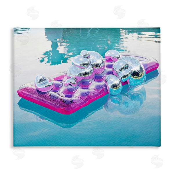 stupell industries Ziwei Li | Summer Pool Disco Balls Wall Art