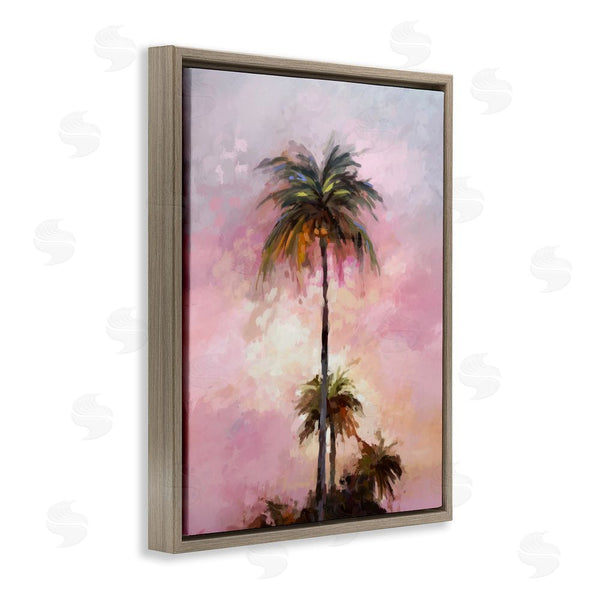 Stupell Industries Ziwei Li | Summer Sunset Palms Wall Art