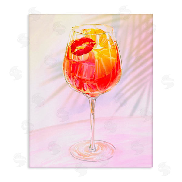 stupell industries Ziwei Li | Summery Citrus Cocktail with Lips