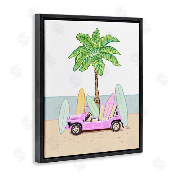 Stupell Industries Ziwei Li | Surfboard Filled Car Wall Art