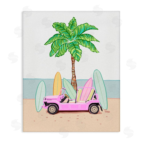 stupell industries Ziwei Li | Surfboard Filled Car Wall Art