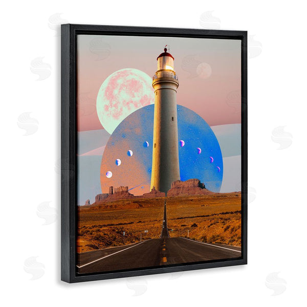 Stupell Industries Ziwei Li | Surreal Lighthouse In Desert Wall Art
