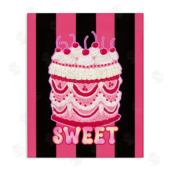 stupell industries Ziwei Li | Sweet Cake with Stripes