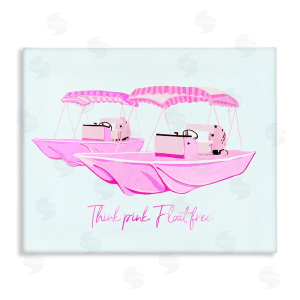 stupell industries Ziwei Li | Think Pink Float Free Boats Wall Art
