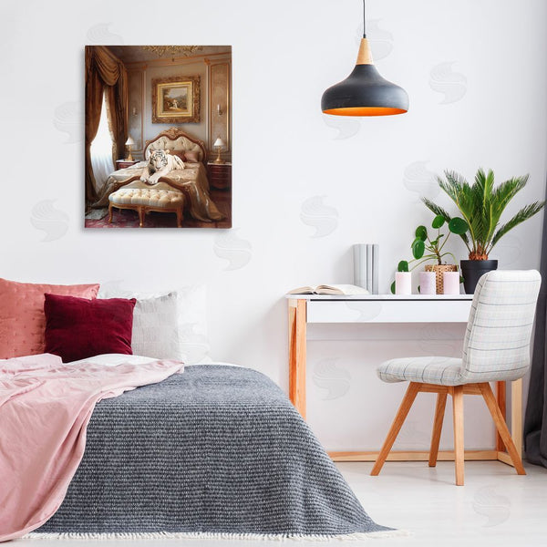 Stupell Industries Ziwei Li | Tiger In Regal Room Wall Art