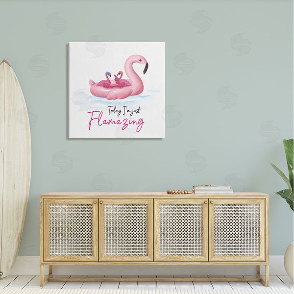 Stupell Industries Ziwei Li | Today I'm Flamazing Flamingoes Wall Art