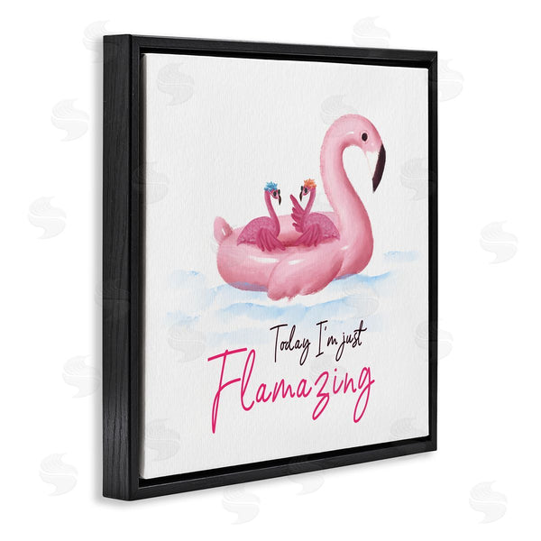Stupell Industries Ziwei Li | Today I'm Flamazing Flamingoes Wall Art