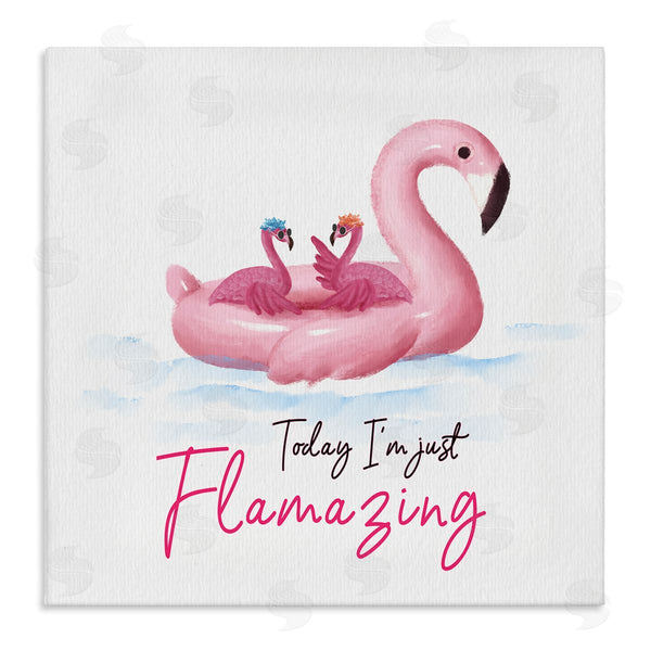 stupell industries Ziwei Li | Today I'm Flamazing Flamingoes Wall Art