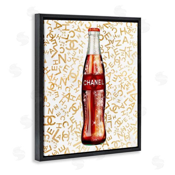 Stupell Industries Ziwei Li | Trendy Glam Pattern Vintage Style Soda Bottle Wall Art