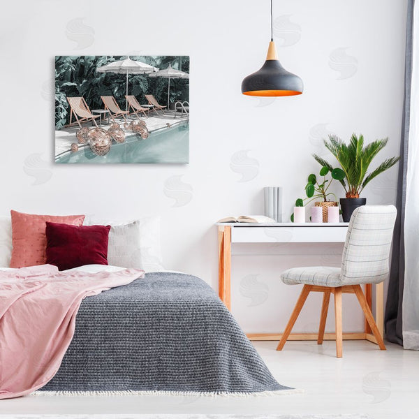 Stupell Industries Ziwei Li | Tropical Disco Balls Wall Art