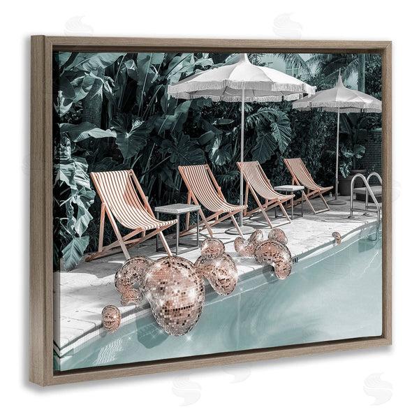 Stupell Industries Ziwei Li | Tropical Disco Balls Wall Art