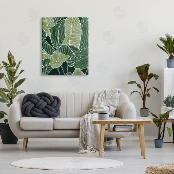 Stupell Industries Ziwei Li | Tropical Jungle Nature Leaves Wall Art