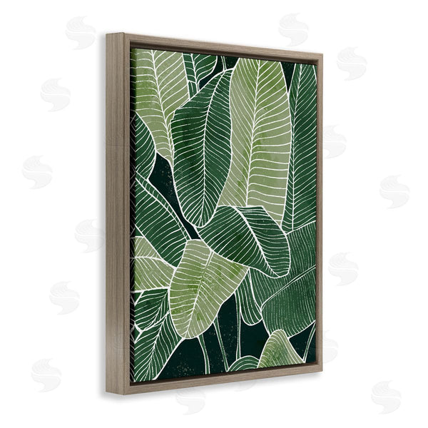 Stupell Industries Ziwei Li | Tropical Jungle Nature Leaves Wall Art