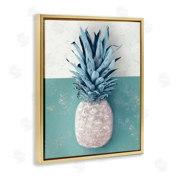 Stupell Industries Ziwei Li | Tropical Pineapple Fruit Muted Green Beige