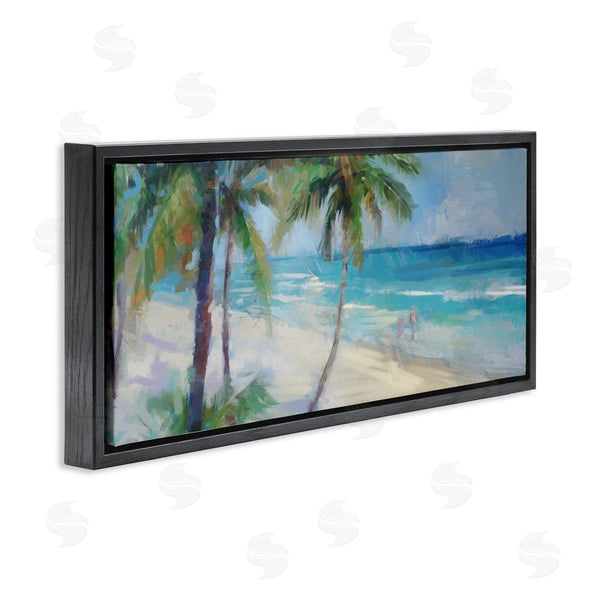 Stupell Industries Ziwei Li | Tropical Sea Waves Scene Wall Art
