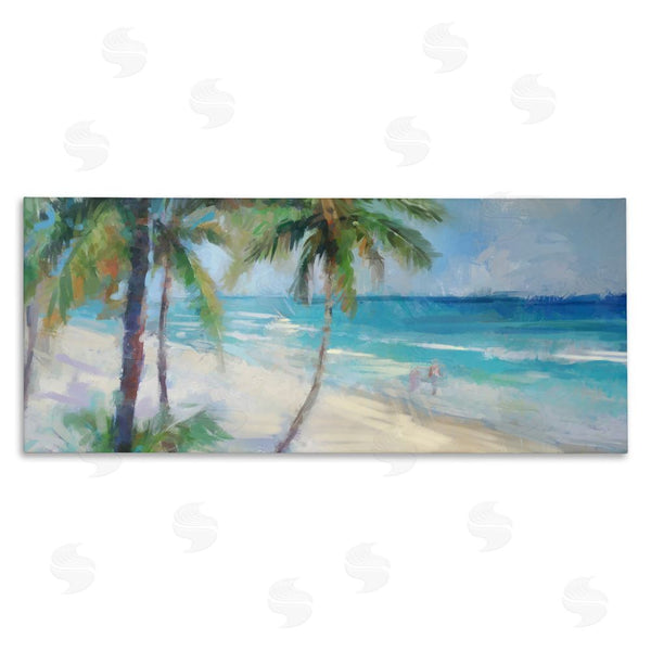 stupell industries Ziwei Li | Tropical Sea Waves Scene Wall Art