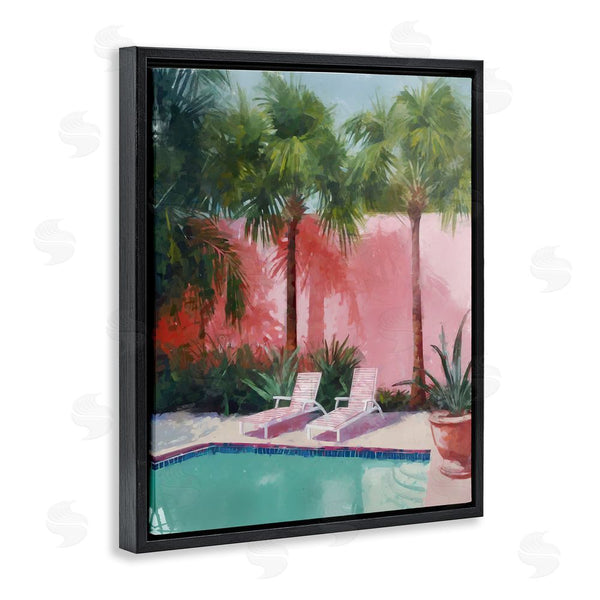 Stupell Industries Ziwei Li | Tropical Summer Pool Wall Art