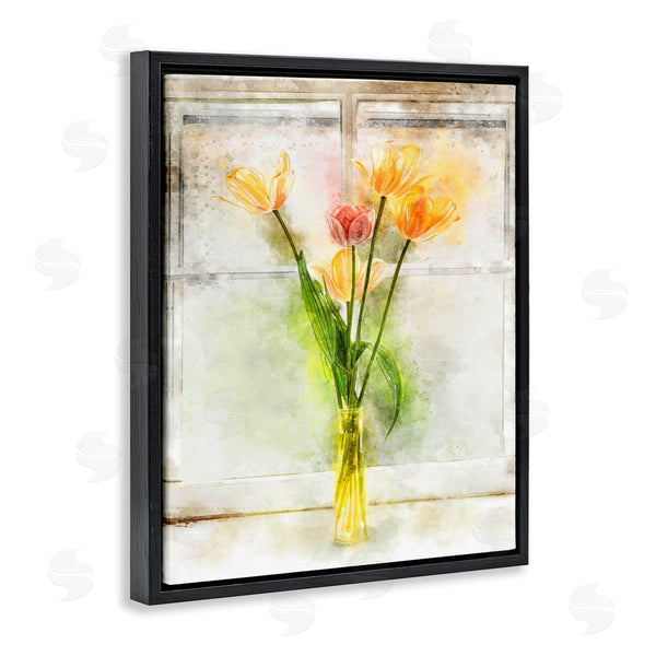 Stupell Industries Ziwei Li | Tulip Vase In Window Sill