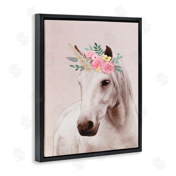 Stupell Industries Ziwei Li | Unicorn Portrait Pink Fantasy