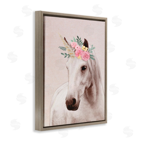 Stupell Industries Ziwei Li | Unicorn Portrait Pink Fantasy