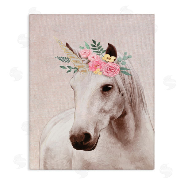 stupell industries Ziwei Li | Unicorn Portrait Pink Fantasy