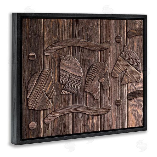 Stupell Industries Ziwei Li | Unicorn Rustic Etch Interpretation