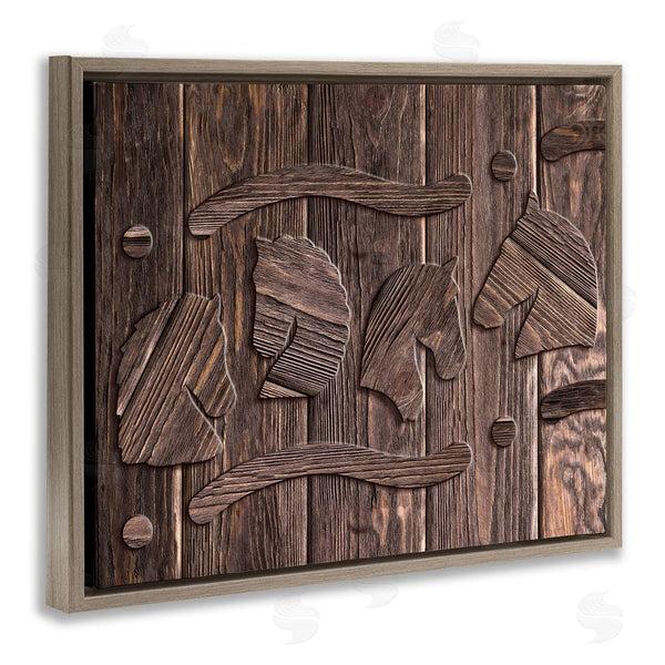 Stupell Industries Ziwei Li | Unicorn Rustic Etch Interpretation