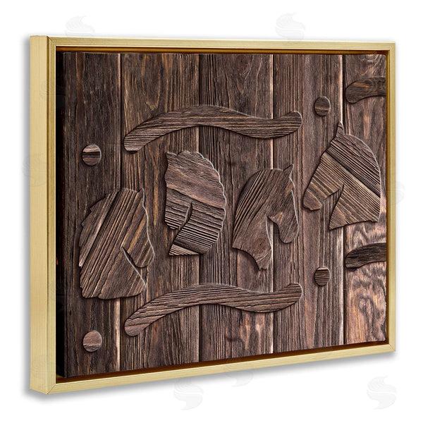 Stupell Industries Ziwei Li | Unicorn Rustic Etch Interpretation